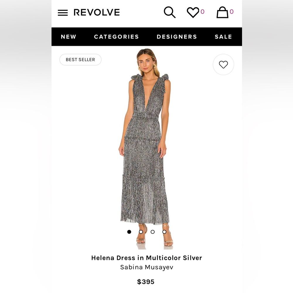 sabina musayev carry tiered metallic dress SABINA MUSAYEV // Rent The Carry Metallic Foil Ruffled Mini Dress, from  Iriana  This stunning dress is available to rent from just $75, as seen  on @shwetsxo  Be sure to